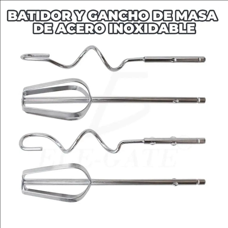 Batidora de Mano Batidora de Inmersión para Amasar, Batir y Mezclar Alimentos en la Cocina
