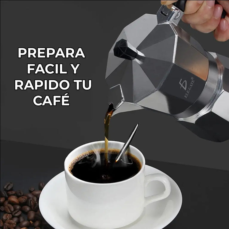 Cafetera Italiana de Plata Colombiana de 150ml