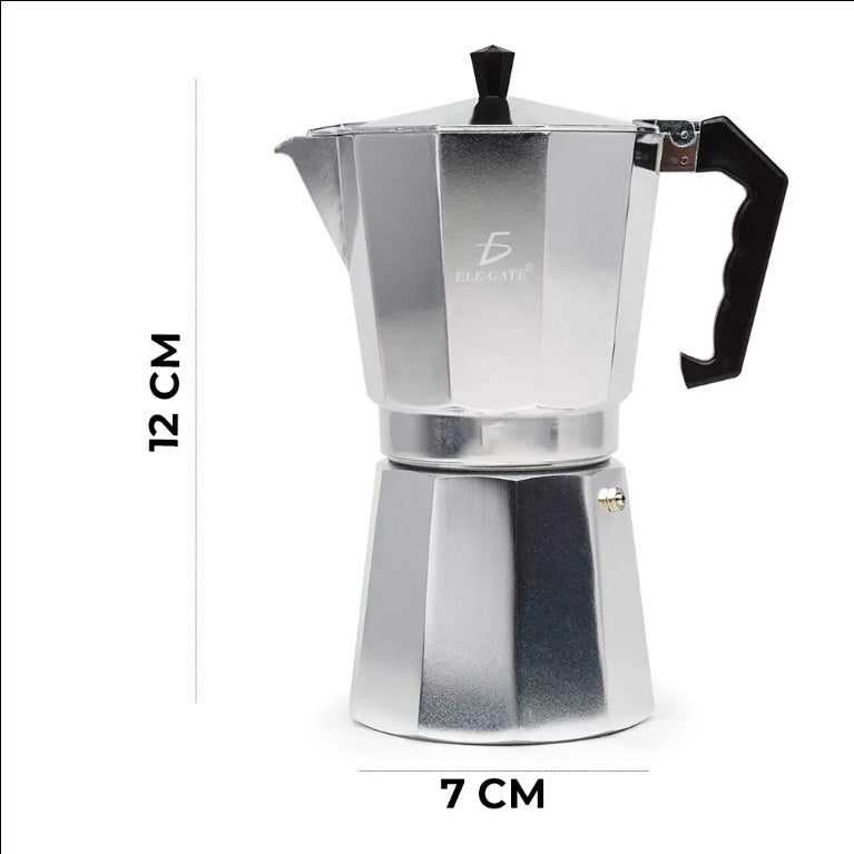 Cafetera Italiana de Plata Colombiana de 150ml