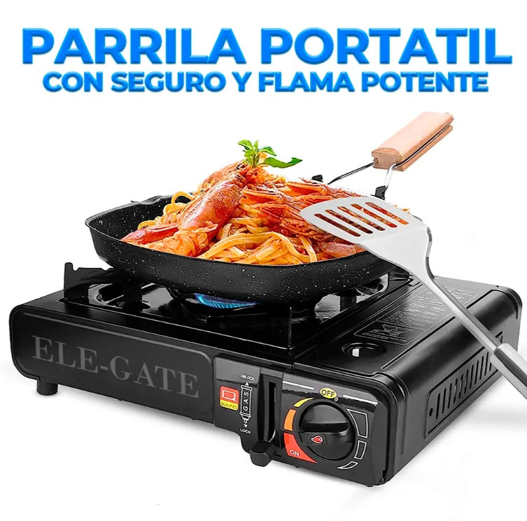 Estufa de camping de butano portátil
