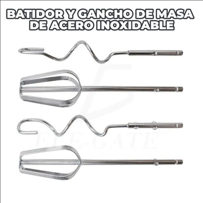 Batidora de Mano Batidora de Inmersión para Amasar, Batir y Mezclar Alimentos en la Cocina